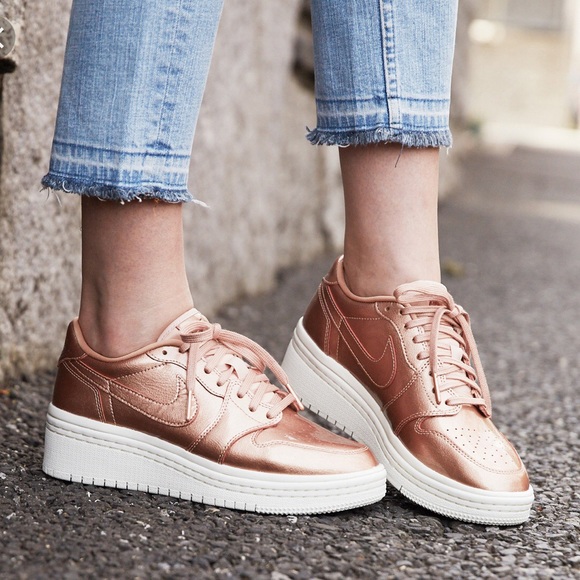 Nike Air Jordan 1 RE Low Lift MTLS Red Bronze W - Picture 2 of 8